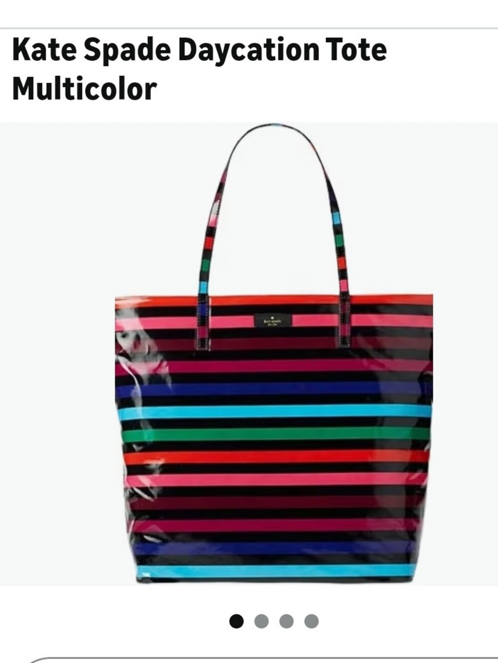 kate spade Daycation Striped Tote Bag